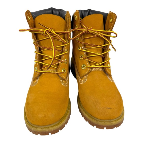 Timberland Womens Premium 6” Boots Waterproof Wheat Nubuck - Picture 4 of 14